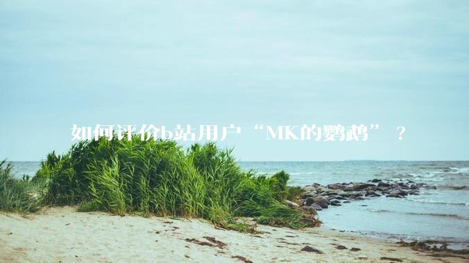 如何评价b站用户“MK的鹦鹉”?