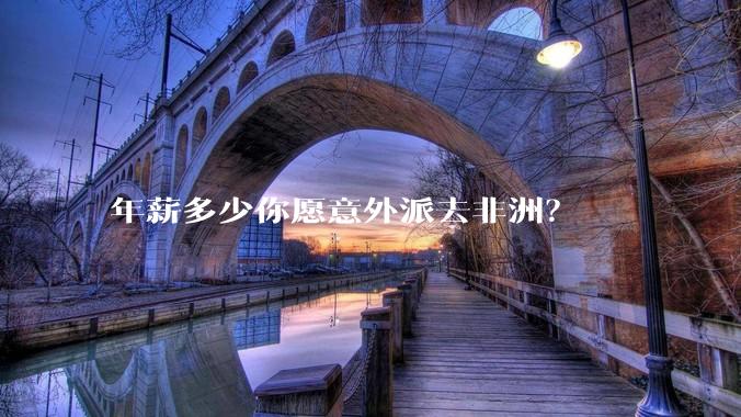 年薪多少你愿意外派去非洲？