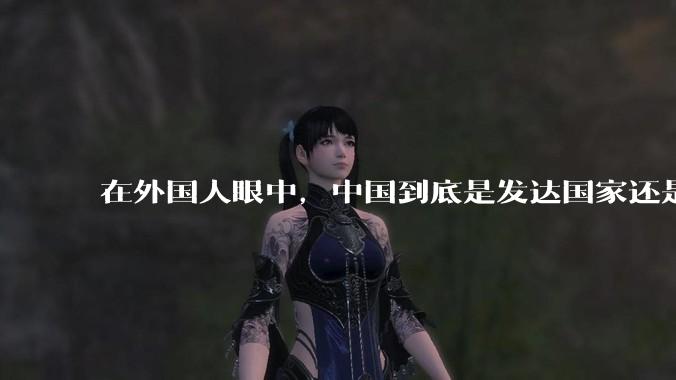 在外国人眼中，中国到底是发达国家还是发展中国家？